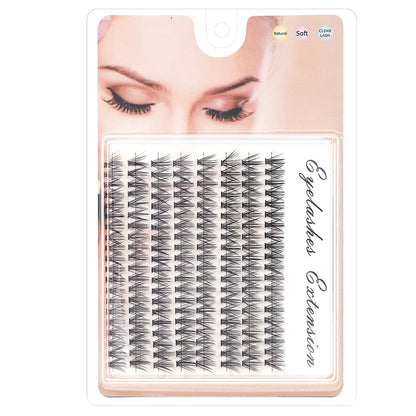 48/60/160/280Pcs Cluster Natural Eyelashes Extensions Lashes Clusters False Eyelash Clusters Extensions Individual Lashes Makeup