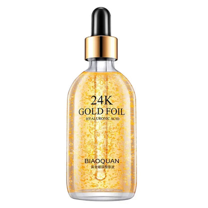 100ml 24k gold foil essence anti wrinkle lifting and firming essence pore shrinking essence skin care product