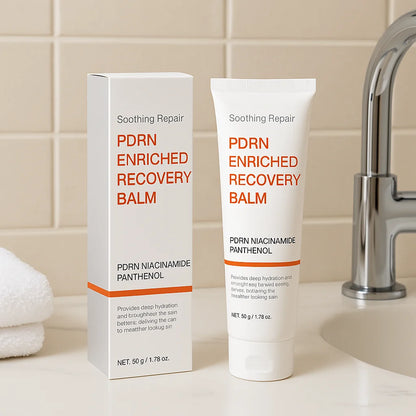 Soothing Repair PDRN Enriched Recovery Balm with Niacinamide & Panthenol, Deep Hydration & Skin Barrier Repair, 50g Face Balm fo