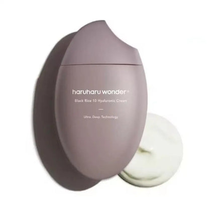 Hyaluronic Acid Face Cream 50ml Moisturizing Anti Wrinkle For Dry Skin Smooth Texture Gentle Formula Black Rice Extract Skincare