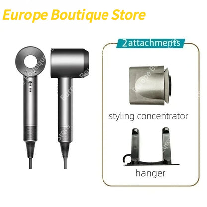 New Super Hair Dryer 220V Leafless Hair Dryer Personal Hair Care Styling Negative Ion Tool Schedule Negative Ion Electric Dryer