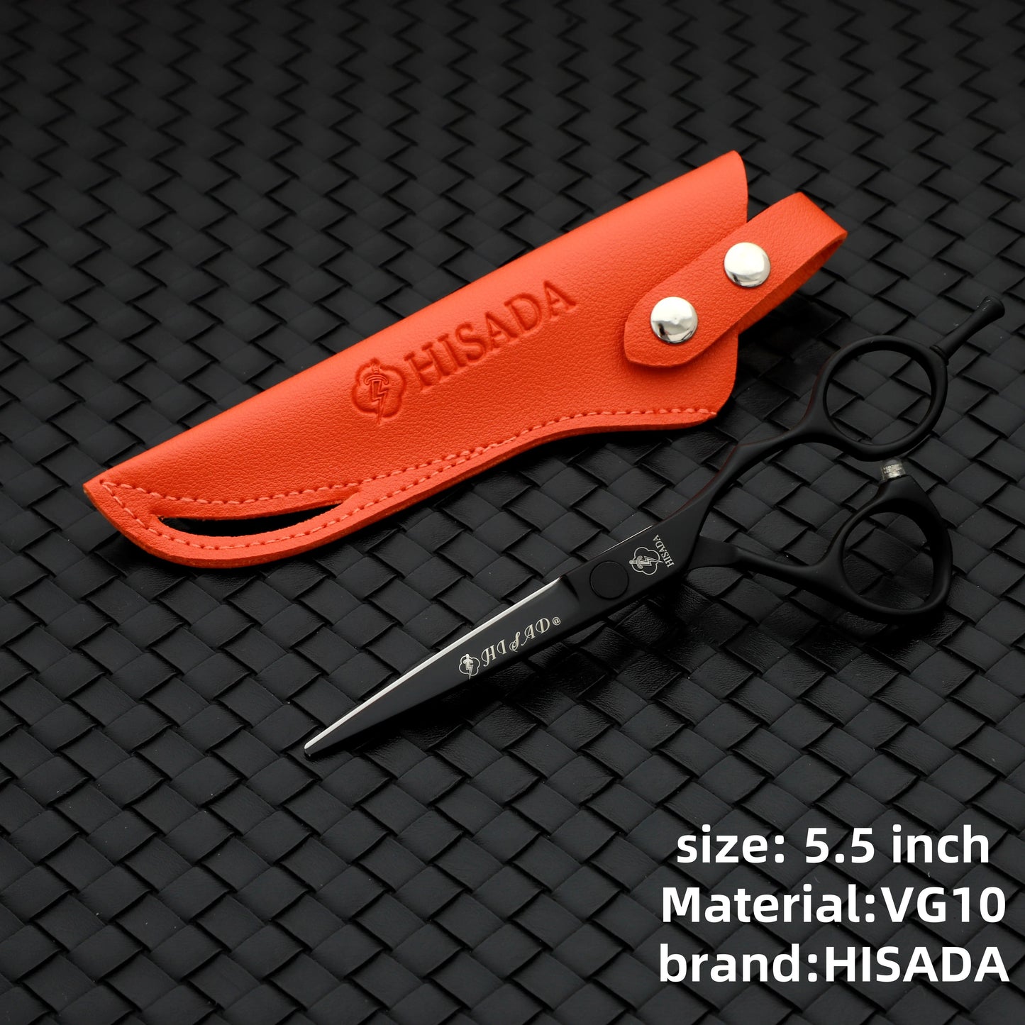 HISADAHairdressing scissors 6.2 6.7 7.0 inch Hair scissors VG10 Steel High-end Barber scissors advanced Hairdressing scissors