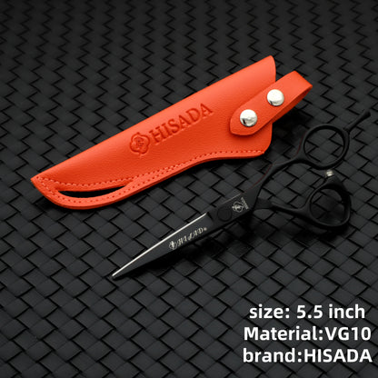 HISADAHairdressing scissors 6.2 6.7 7.0 inch Hair scissors VG10 Steel High-end Barber scissors advanced Hairdressing scissors
