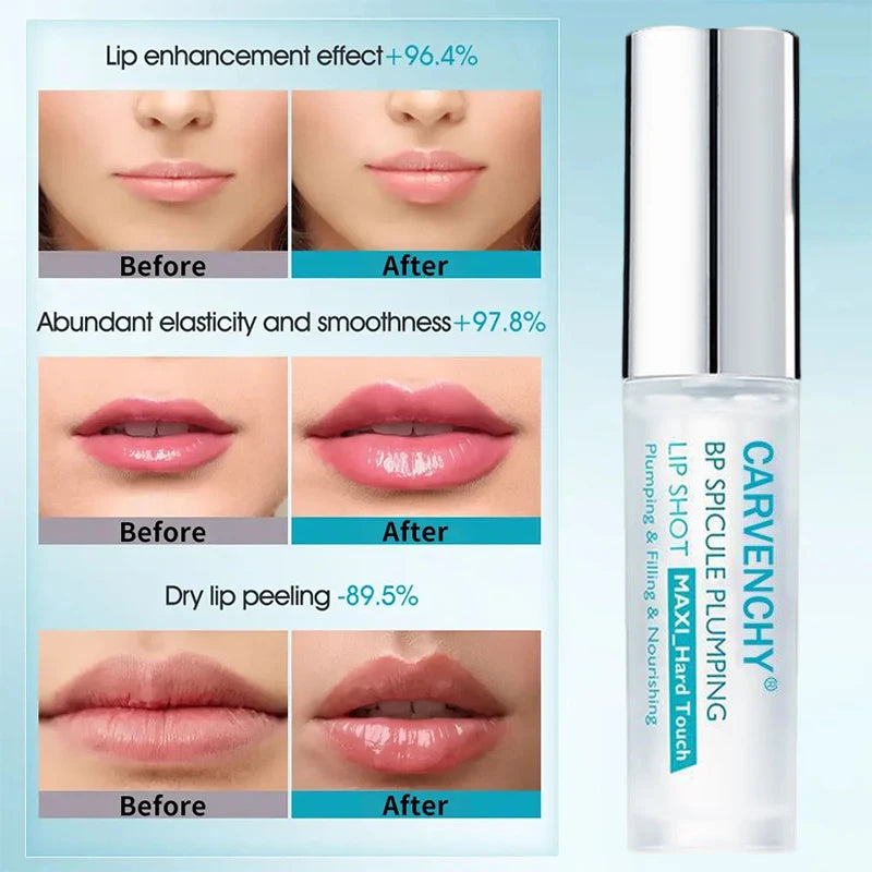 Plump Lip Shot Instantly Volumis Increase Lip Elasticity Long-lasting Moisturize Lip Plumper Gloss Sexy Beauty Makeup 6*k&