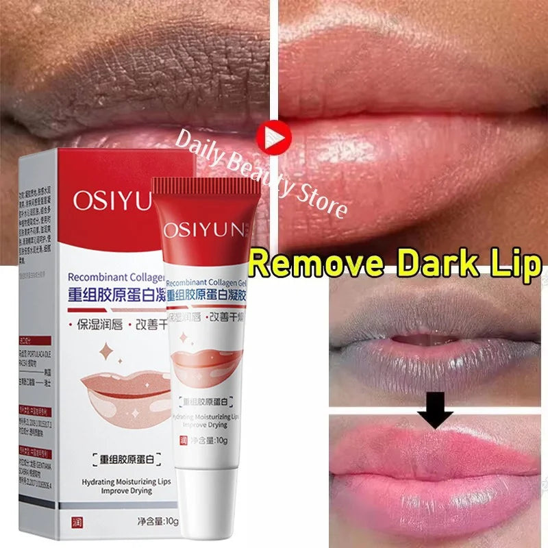 Remove Dark Lip Balm Fast Lightening Pink Lip Exfoliating Fade Lip Line Dead Skin Moisturizer Korean Care Products Beauty Health