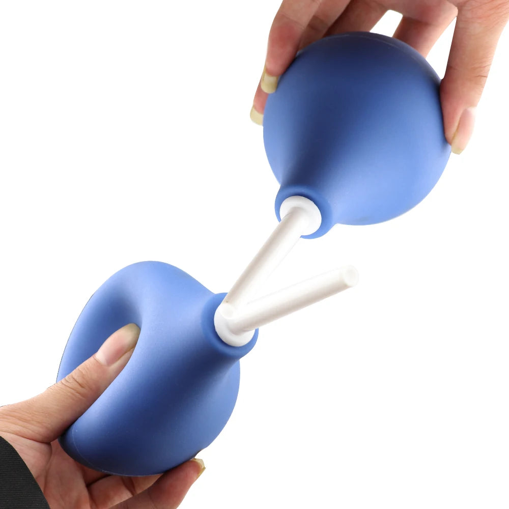 Unisex Enema Irrigator Enema Ball Syringe Anal Irrigation Cleaner Enema Colon Cleansing Men and Women Hygiene Enema Anal Cleaner