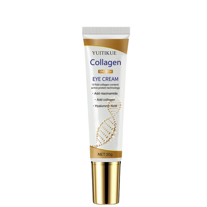 Collagen Eye Cream 20g - Smoothes Wrinkles & Firms, Fast Absorption Non-Greasy, with Niacinamide & Hyaluronic Acid