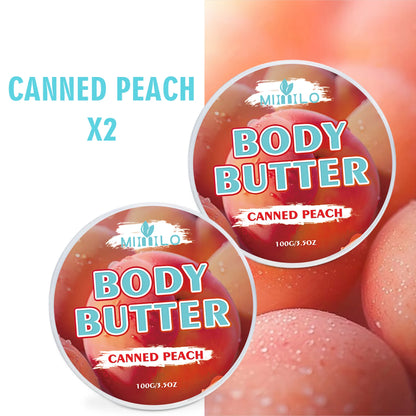 100g two bottles of body glaze - 8 flavors, daily nourishing and moisturizing - non-greasy, with storage bag