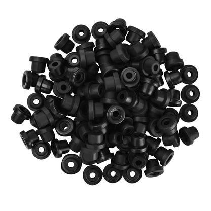 100Pcs Tattoo Supplies Silicone Durable Rubber Grommets Nipples "T" Type Needle Pad Tattoo Machine Accessory Armature Bar Tools