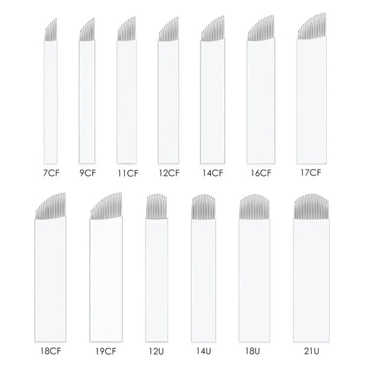 BMX 0.25mm Nano blades microblading needles Permanent Makeup Eyebrow Tattoo Needle Blade Microblade 3D Embroidery