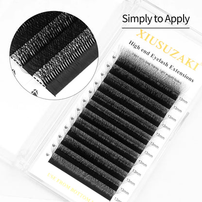 XIUSUZAKI YY 3D 4D 5D 6DW Lashes L/LU/M Curl W Eyelashes Extension Premade Fans Volume Individual False Lashes Extensions Shop