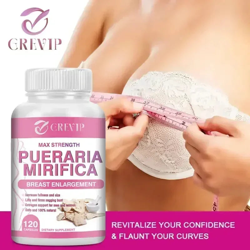 Pueraria Mirifica - Supports Women's Body Management, Skin Elasticity, Promotes Breast Development, and Increases Body Curves
