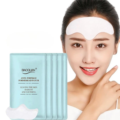 10pcs Anti-wrinkle Forehead Line Wrinkles Removal Gel Patch Firming Mask Frown Stickers Anti-aging Moisturizng Face Skin Care