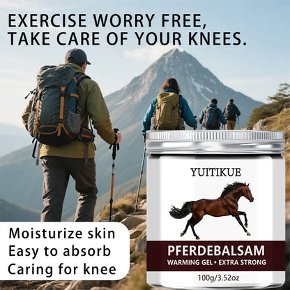 YUlTlKUE Pferdebalsam Warming Gel Extra Strong Body Care Warming Relief Gel Muscle Comfort Body Balm 100g