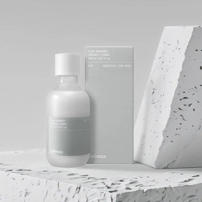 Korean Celimax Skincare Set Dual Barrier Toner, BHA Peeling Pad, Antioxidant Noni Ampoule, SPF50+ Sunscreen, Centella Face Cream