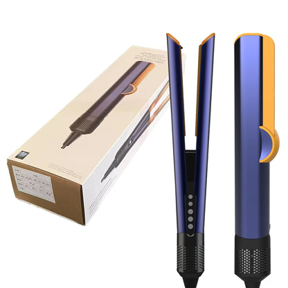 2 IN 1 Professional Hair Straightener & Hair Dryer Heat-Up Hair Flat Iron, Negative Ion Iron Long-Lasting Styling Tool 1.8M