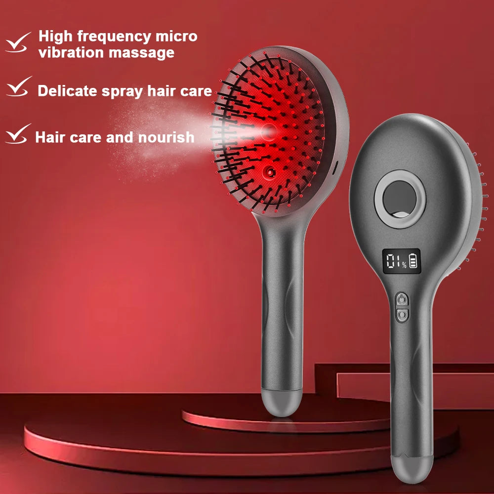 630nm Electric Spray Massage Comb High Frequency Vibration Head Scalp Massager Loss Prevention Massage Brush Scalp Care Tool