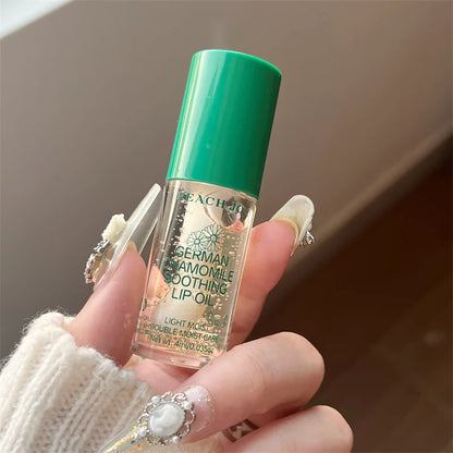 German chamomile lip oil, lightweight and moisturizing, double moisturizing and caring for lips, autumn and winter lip care