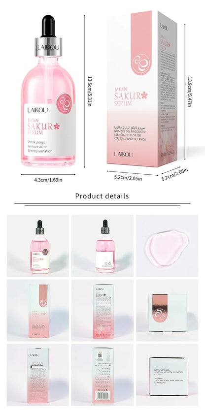 Swiss Anti Aging Face Serum 100ml VC Niacinamide Rosehip Hyaluronic Acid Blueberry Extract To Brighten And Moisturize Skin