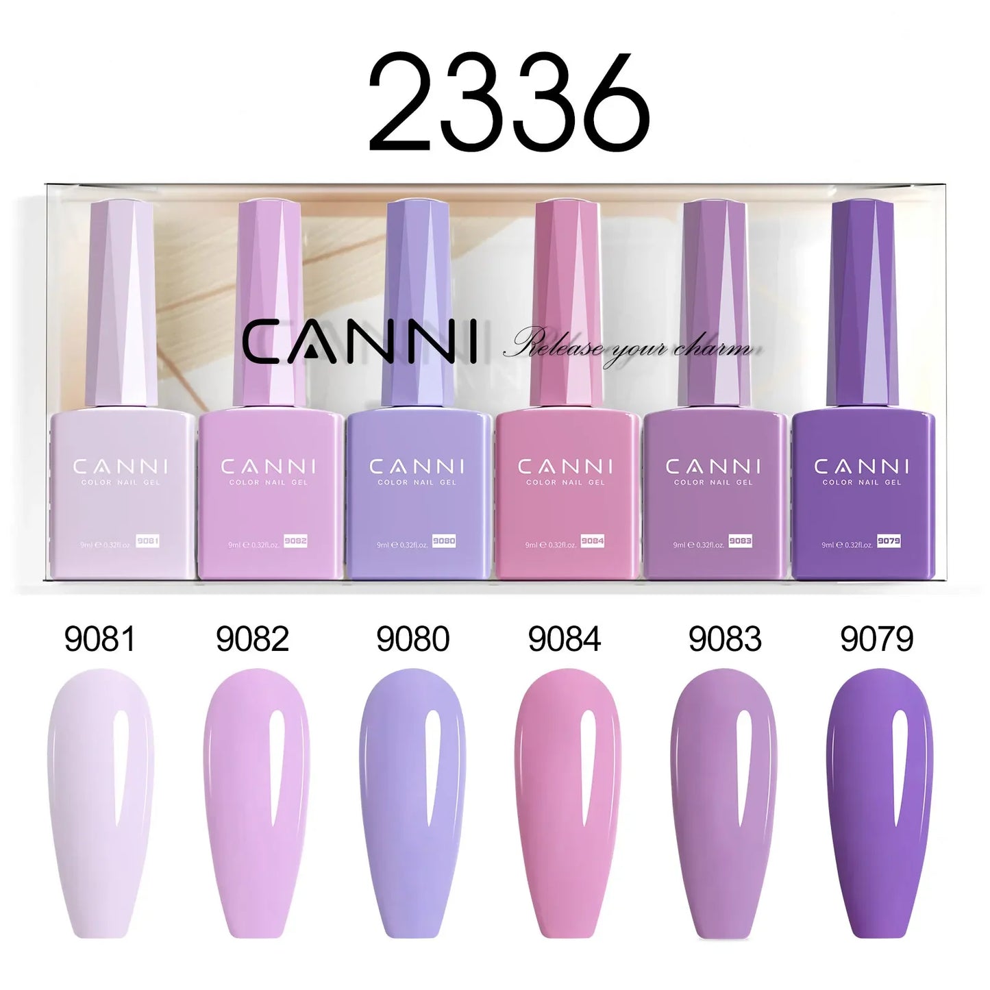9ml CANNI TPO FREE HEMA FREE Ultra Consistency Nail Gel Polish Set Round Brush Semi Permanent Soak Off UV LED Gel Nail Kit