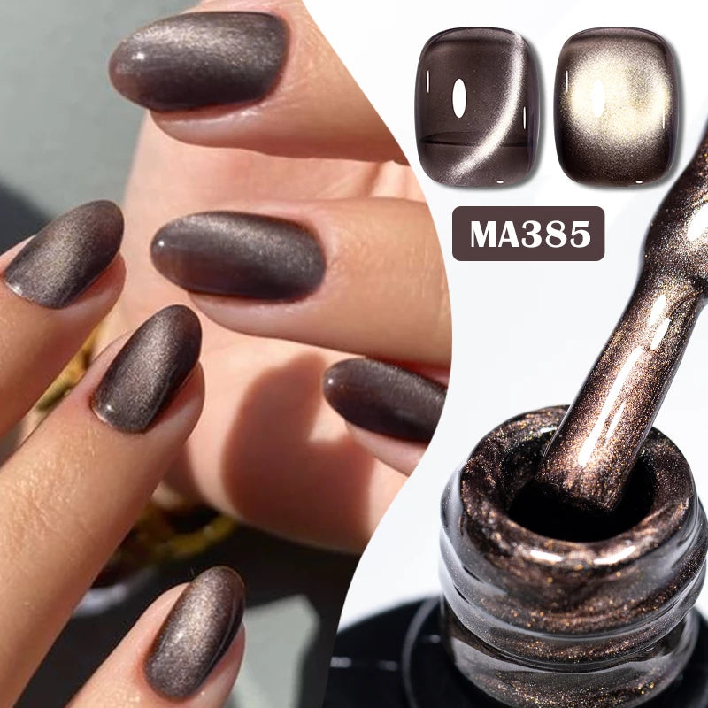 Cat Eye Gel Polish With Nail Magnet Tools For Creating Heart Shapes On Nails Semi Permanent Cat Magnetic Nail Art UV Gel Varnish