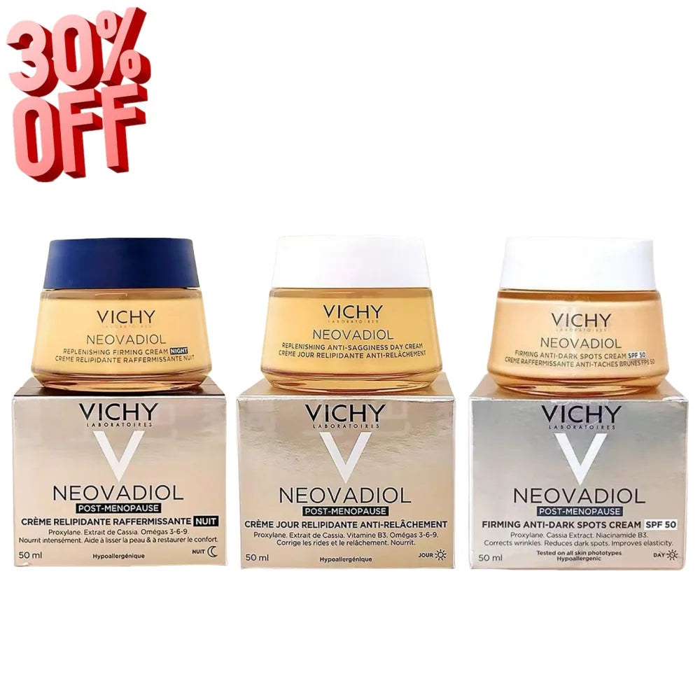 VICHY Menopause Night Cream Day Cream Effective Facial Firming Deep Moisturizing Nourishing Reduce Fine Lines Face Skin Care