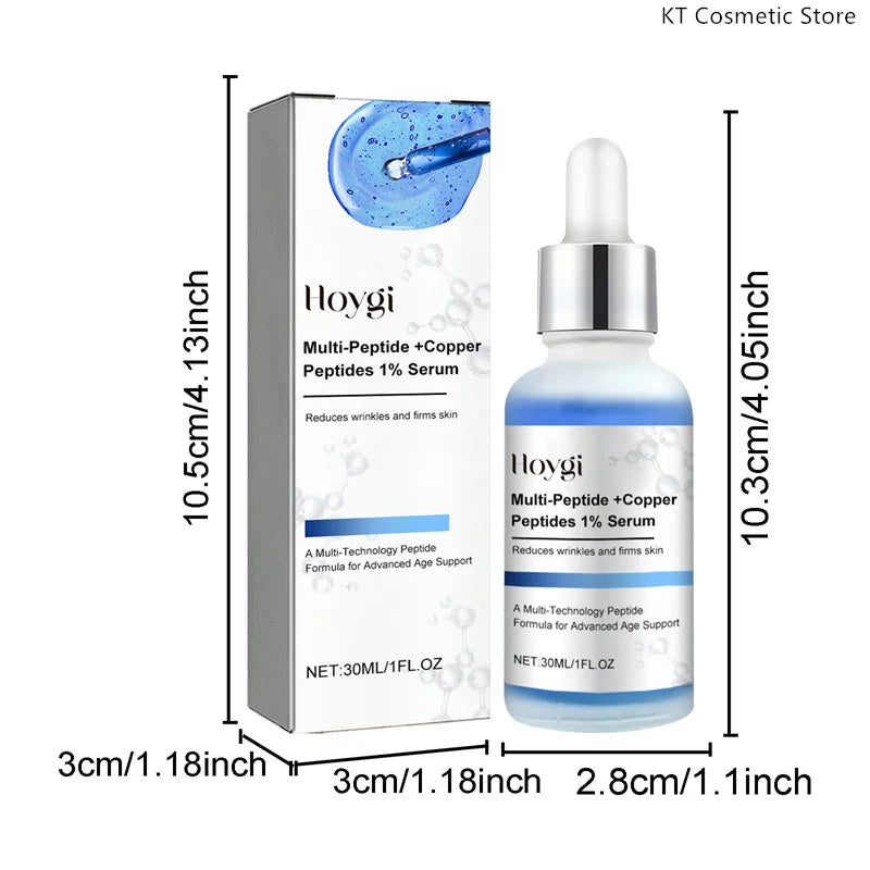 Multi-Peptide +Copper Peptides 1% Serum Firming Lifting Fade Fine Lines Anti Aging Wrinkles Moisturizing Face Skin Care Korea