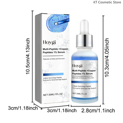 Multi-Peptide +Copper Peptides 1% Serum Firming Lifting Fade Fine Lines Anti Aging Wrinkles Moisturizing Face Skin Care Korea
