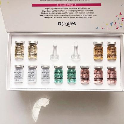 Korea Stayve 8ml Face BB Cream Glow Salmon DNA Mix Serum Kit Whitening Moisturizing Essence Beauty Skin Care