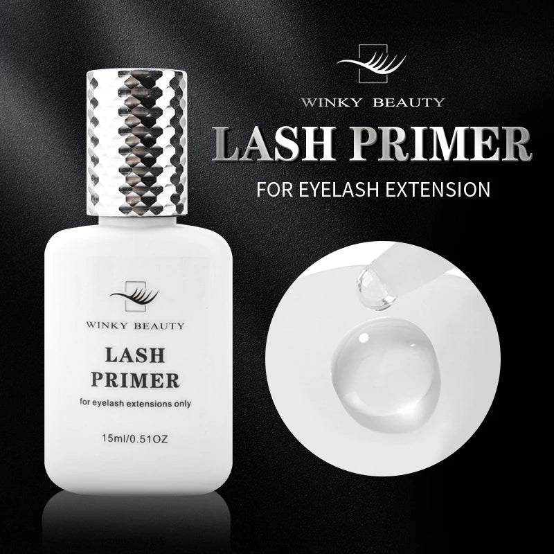Winky Beauty Eyelash Extensions Glue Primer for Lash Application From South Korea 15ml Fixing Agent Lashes Glue Makeup Tools