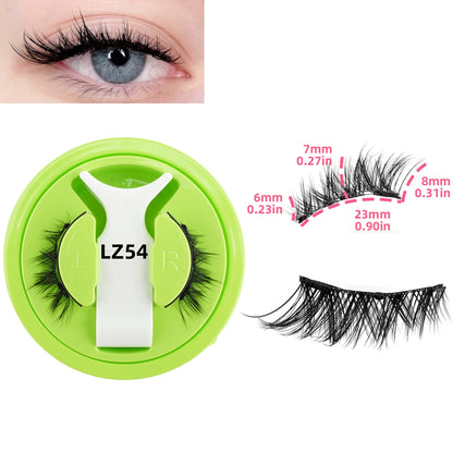 Hot Sale Magnetic Eyelashes 3D Natural False Eyelashes Handmade Faux Mink Lashes No Glue Needed Eyelashes with Magnetic Tweezers