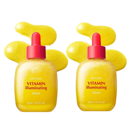 Korean Skin Care EQQUALBERRY Bakuchiol & Vitamin C Serum Set Niacinamide Serum Face Pore Care Firming Skin Brightening Essence