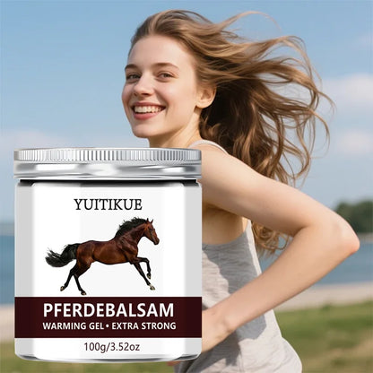 YUlTlKUE Pferdebalsam Warming Gel Extra Strong Body Care Warming Relief Gel Muscle Comfort Body Balm 100g