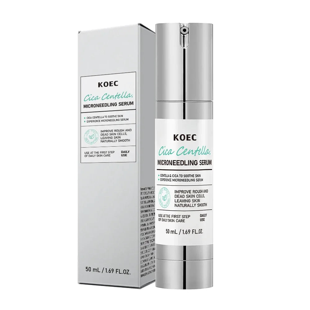 Korean Centella Asiatica Extract Soothes Moisturize Soft Firm Brighten Repair Skin Facial Collagen Microneedle Essence Lotion