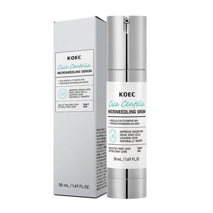 Korean Centella Asiatica Extract Soothes Moisturize Soft Firm Brighten Repair Skin Facial Collagen Microneedle Essence Lotion
