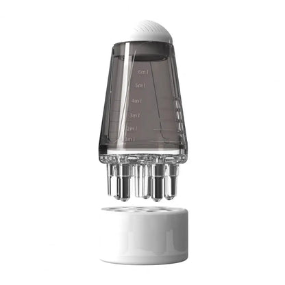 Hair Essential Oil Scalp Applicator Comb with Scale Removable Massager Brush 5 Rolling Ball Hair Growth Comb