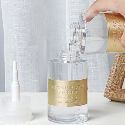 1pc 200-500ML Nail Refillable Bottles Empty Press Pump Dispenser Nail Art Polish Remover Cleaner Makeup Bottle Manicure Tool