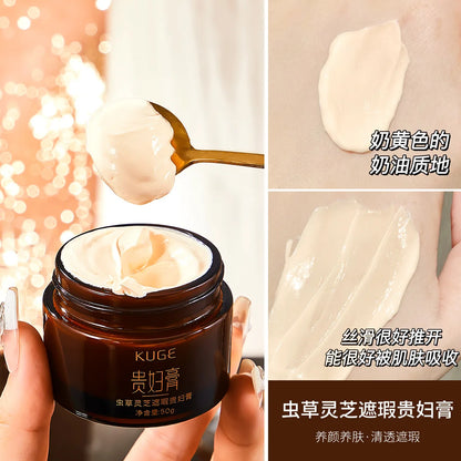 Cordyceps Ganoderma Lucidum Concealer Lady Cream Clear Moisturizing Cosmetics Skin Care Beauty Makeup Face Cream