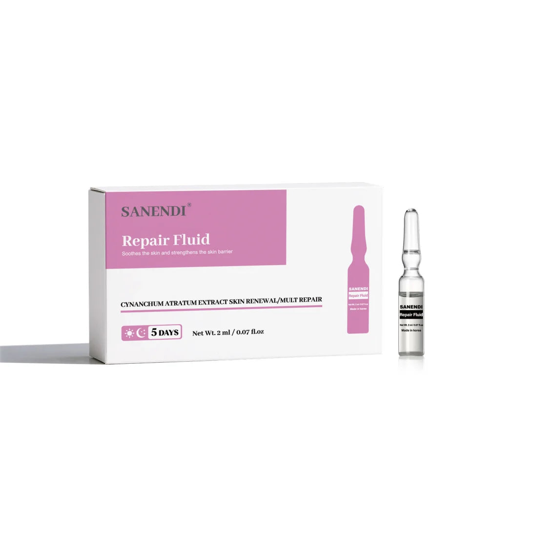 2ml Centella Facial Serum for Dermapen Hyaluronic Acid Acne Solution Ampoule Glutathione Fine Lines Hydrate Fluid 5/20PCS