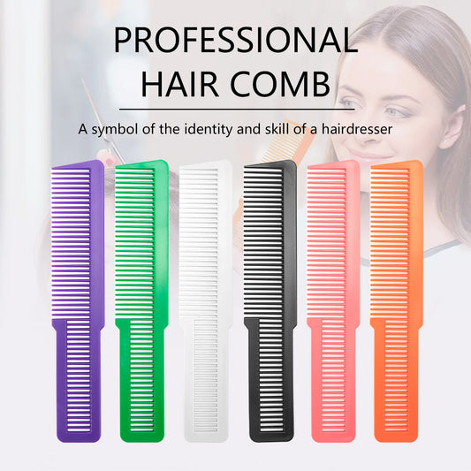 Professional Hair Stylist Plastic Anti-Static Hairdressing Comb Ultra Thin Salon Barber Shop Styling Tools Hair Coloring Comb