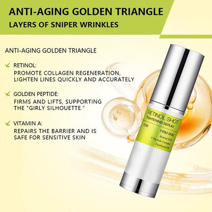 Retinol Shot Eye Cream Anti-aging Eye Serum for Dark Circles Wrinkles Hydrating Essence Firming Treatment Gentle Vitamin C Serum
