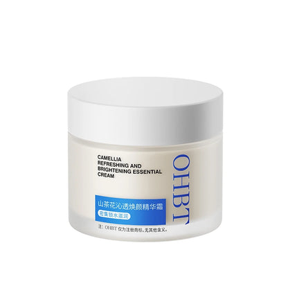 OHBT Camellia Face Cream, Plant Whitening Anti-wrinkle Moisturizing Facial Cream, Antioxidant Brightening Essence Cream 50g