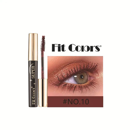 Colored Mascara Waterproof Blue White Black Purple Lengthen Eyelashes 4D Silk Fiber Eyelash Extension Eyes Makeup for Party Use