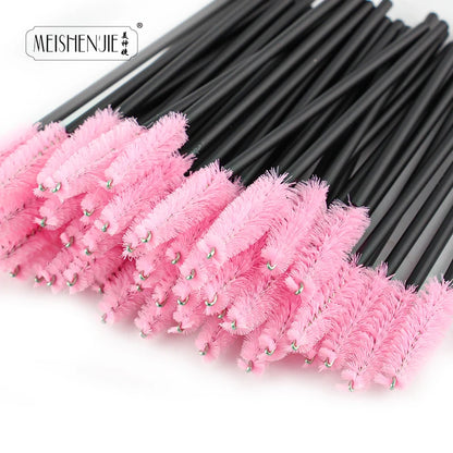 MEISHENJIE Hot Sale Eyelashes Brush Comb 5-50 PCS Eye Lashes Extension Mascara Wands Makeup Professional Makeup Beauty Tools