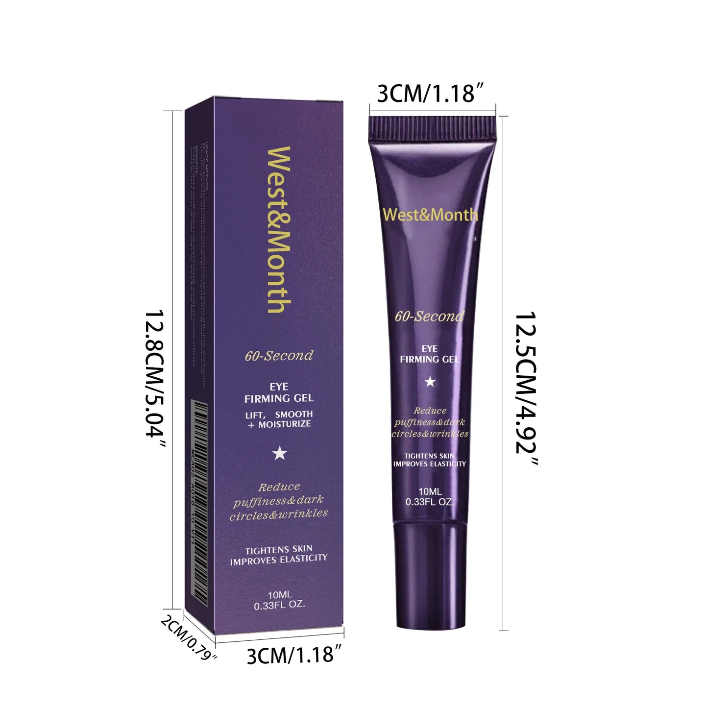 Instant Eye Bag Removal Cream Retinol Anti-Wrinkle Firming Skin Fade Fine Lines Anti Dark Circle Puffiness Brighten Eye Care Gel