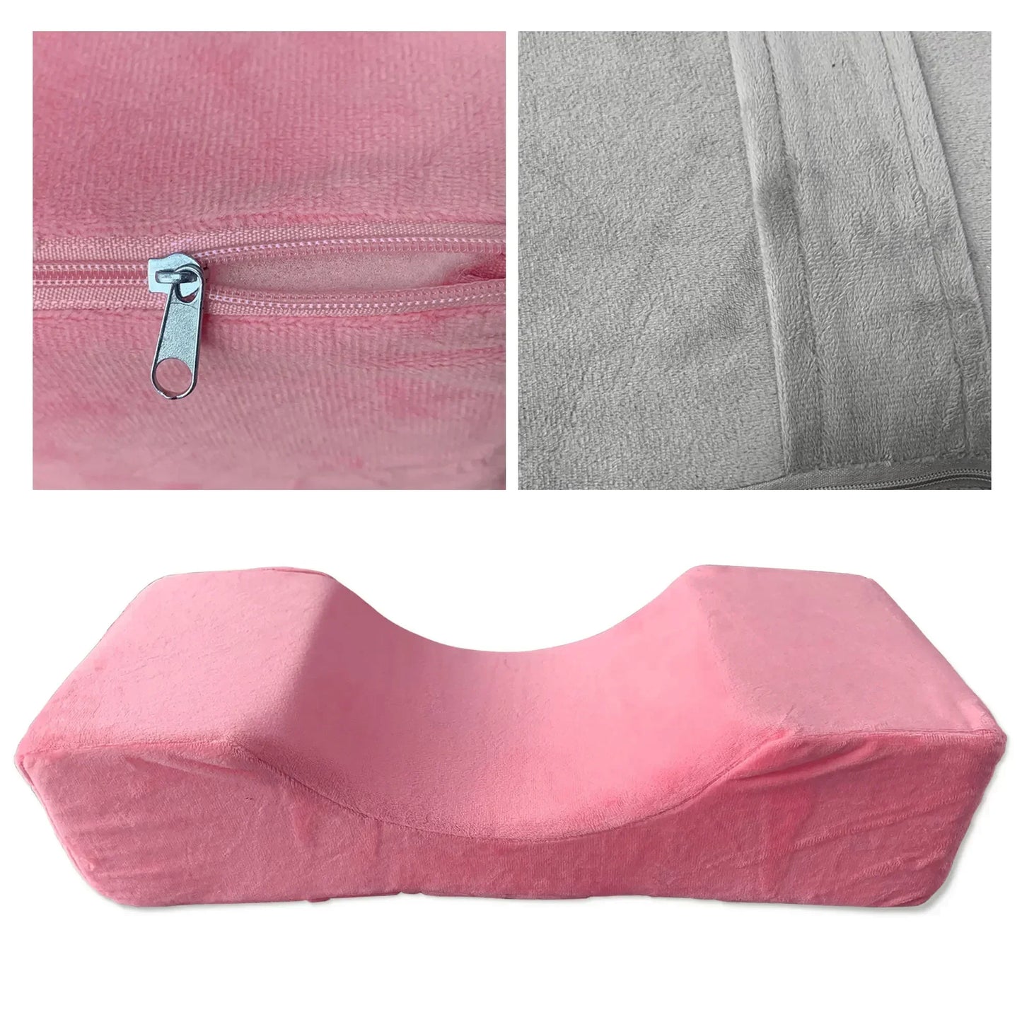 1pcLash Pillow Neck Support Eyelash Soft Pillow Grafting Eyelashes Memory Foam Eyelash Extension Pillow With Pocket Makeup Salon