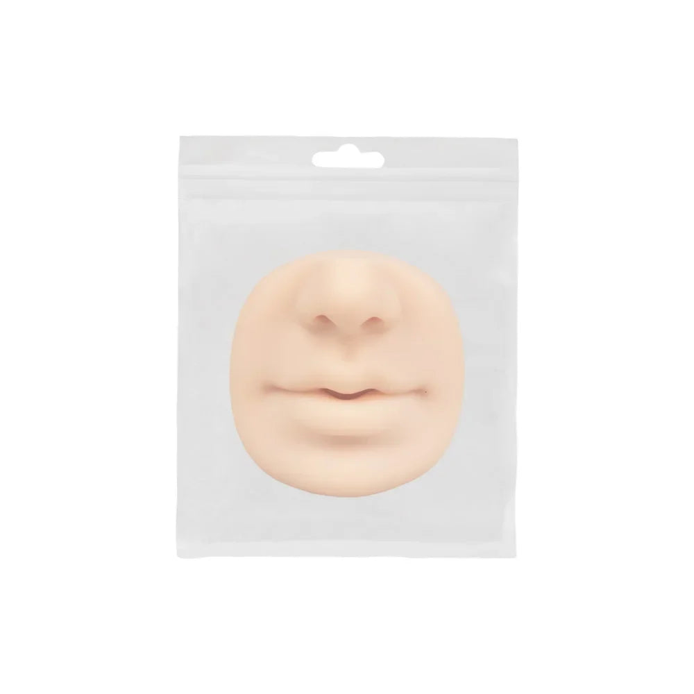 1PC Soft Silicone Mouth Nose Model Tattoo Practice Jewelry Display Piercing Display Tool Tattoo Puncture Practice Accessory
