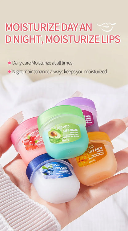 8/4/PCs Lip Balm Moisturizing Lipstick Base Moisturizer Makeup Natural Plant Anti-Cracking Lip Care Petroleum Jelly Lip Balm