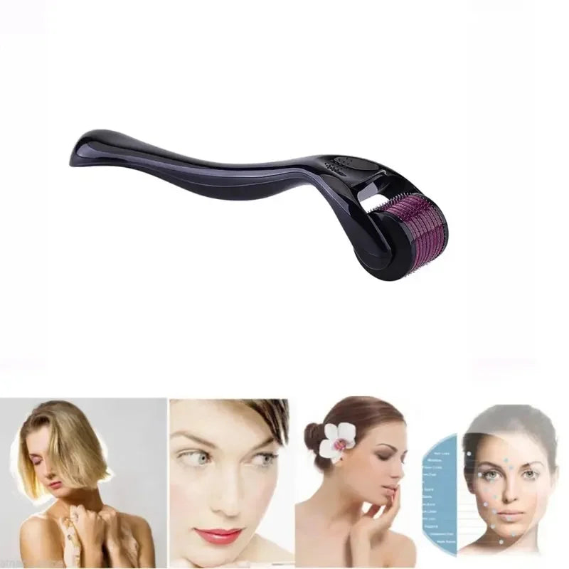 0.25mm professional roller, 540 titanium facial skincare and beauty massage tool, back massage, oil-free, skincare tool