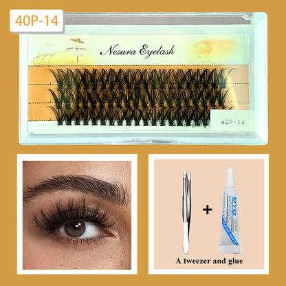 Cluster Eyelashes Kit Five Styles Available Single Eyelashes Clustered Simulation Natural DIY Eyelashes Thickness and Length